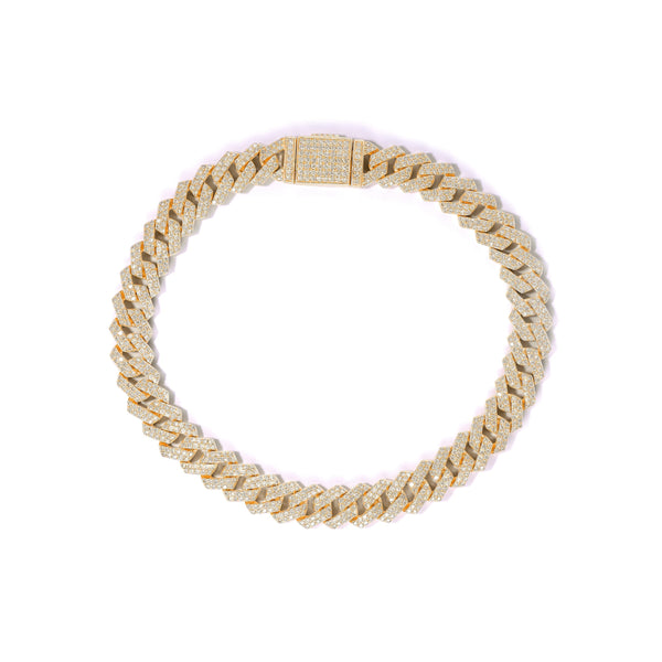 8mm Iced Out Miami Cuban Bracelet