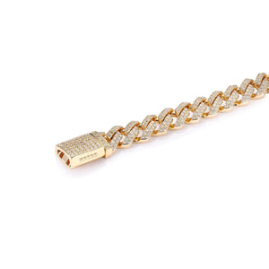 10mm Iced Out Miami Cuban Bracelet
