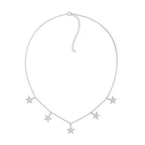 Twinkle Stars Diamond Necklace