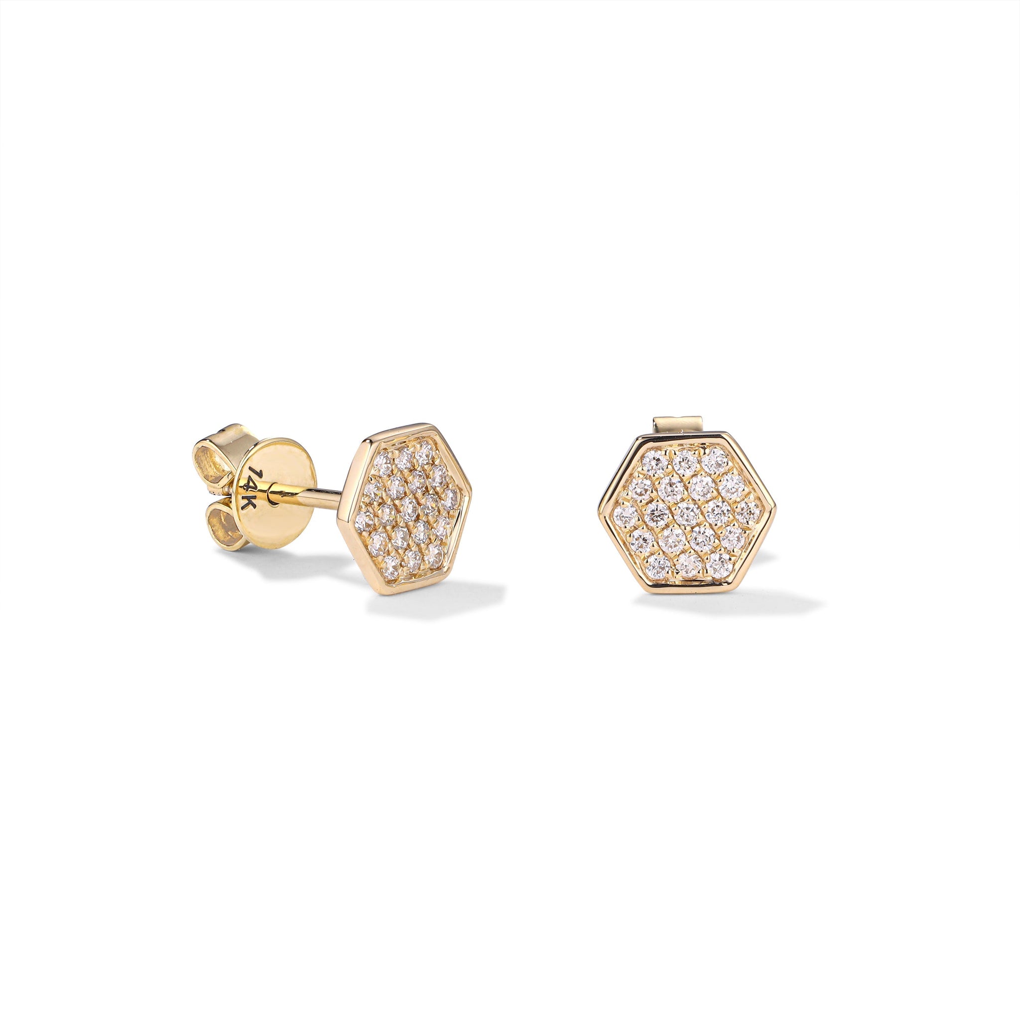 Hexabling Diamond Earrings