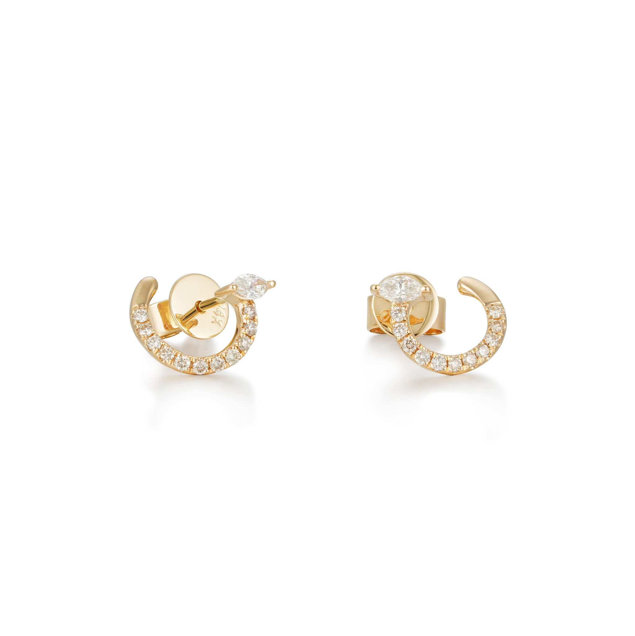 Marquise Mirage Diamond Earrings