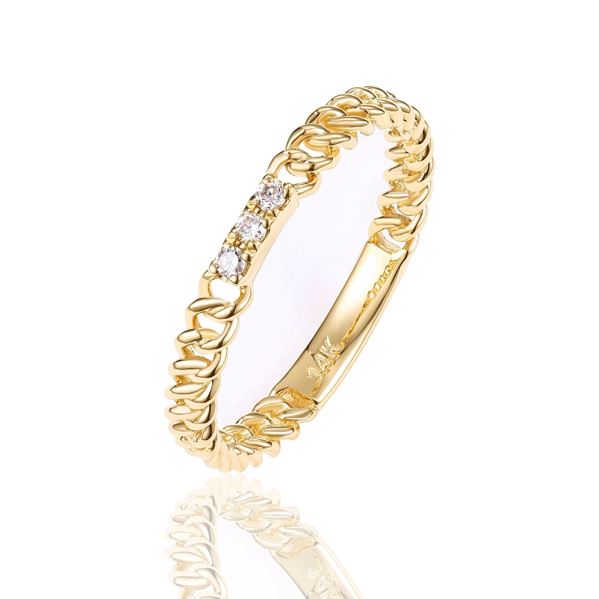 Trinity Gleam Diamond Ring