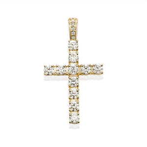 Divine Radiance Cross Diamond Pendant