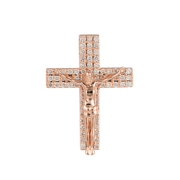 Diamond Crucifix Cross Pendant
