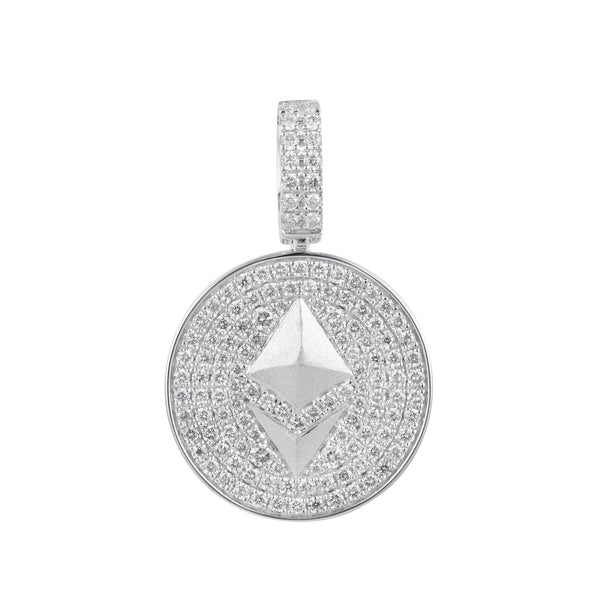 Ethereum Diamond Pendant