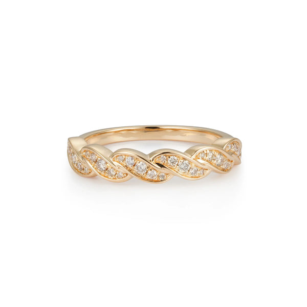 Oceanic Elegance Diamond Ring