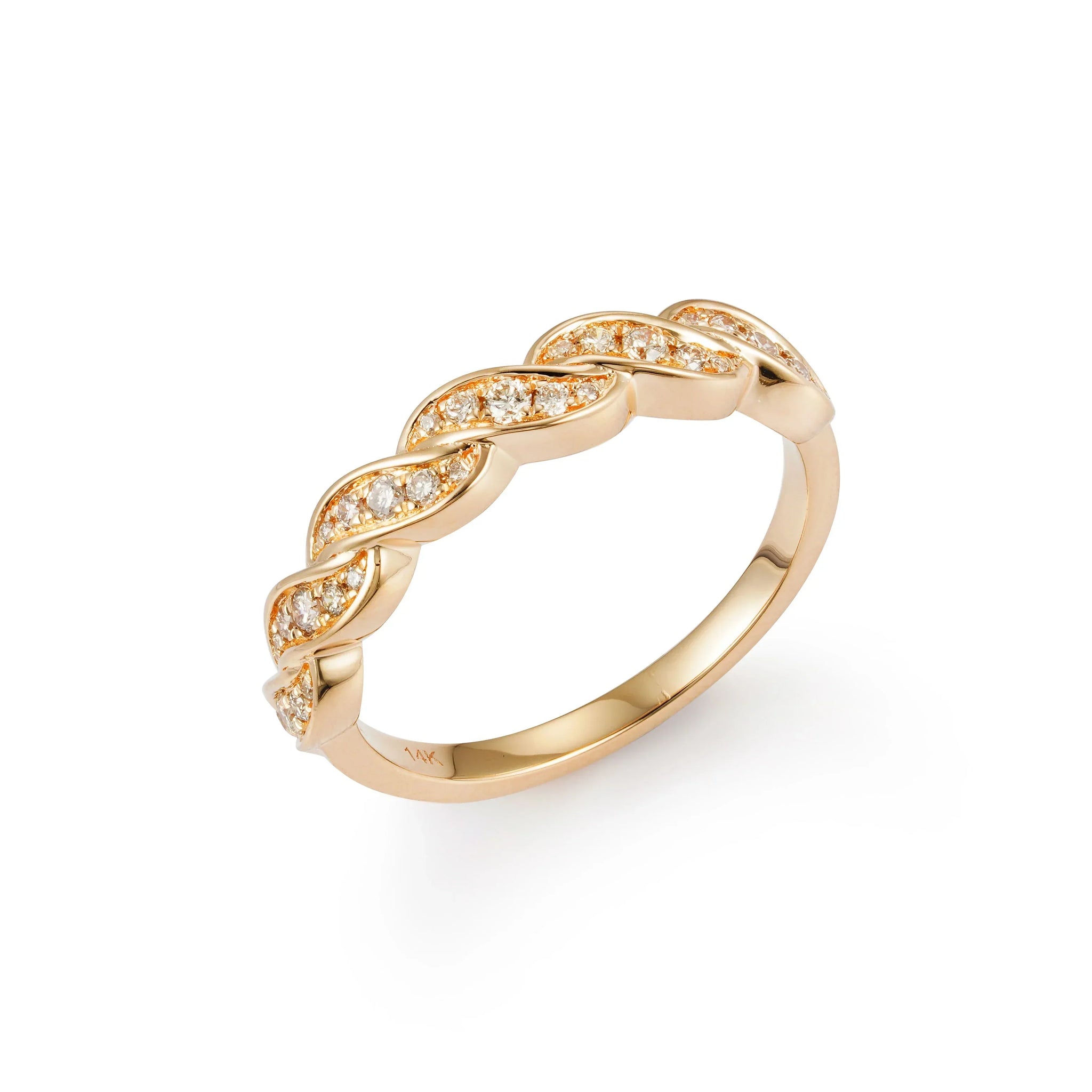 Oceanic Elegance Diamond Ring