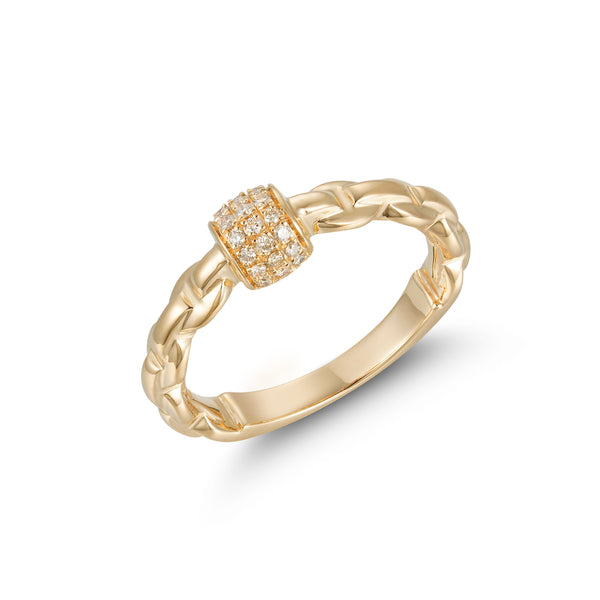Baroque Brilliance Diamond Ring