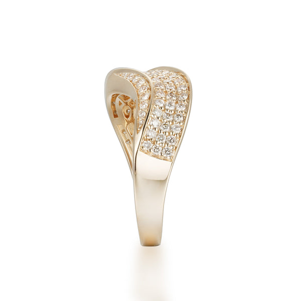 Luxe Wave Diamond Ring