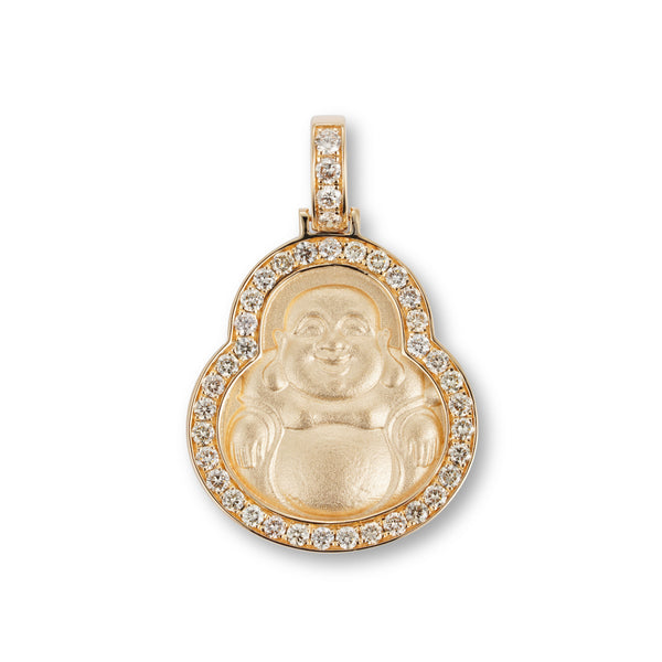 Golden Buddha Diamond Pendant