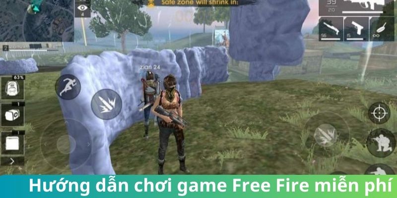 Tiến trình trải nghiệm game Free Fire miễn phí