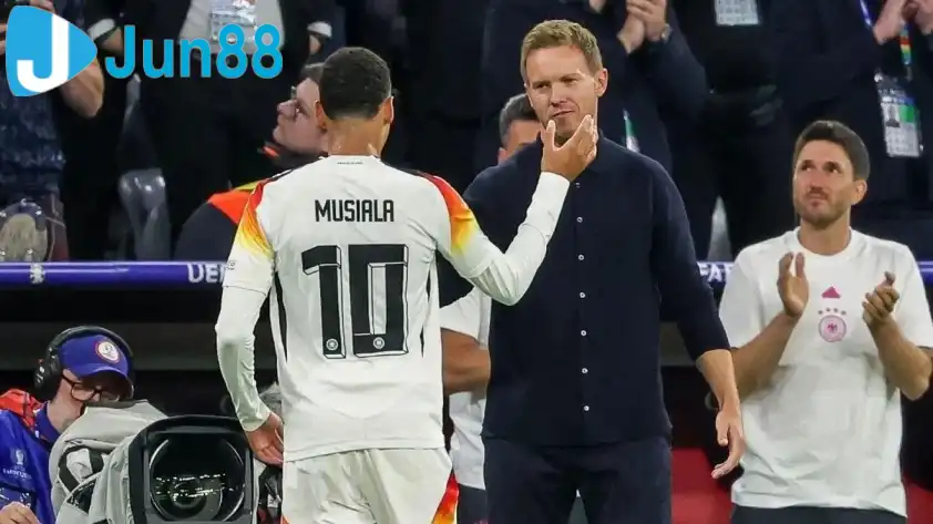 Musiala quá quan trọng đối với chiến thuật của tuyển Đức. (Ảnh: Football365)
